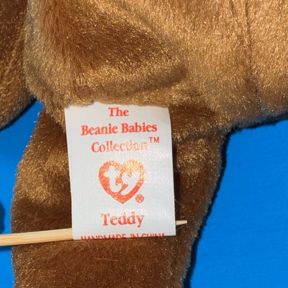Ty Beanie Baby Teddy - Picture 7 of 8
